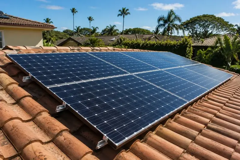 Installation de panneaux solaires à Cescau